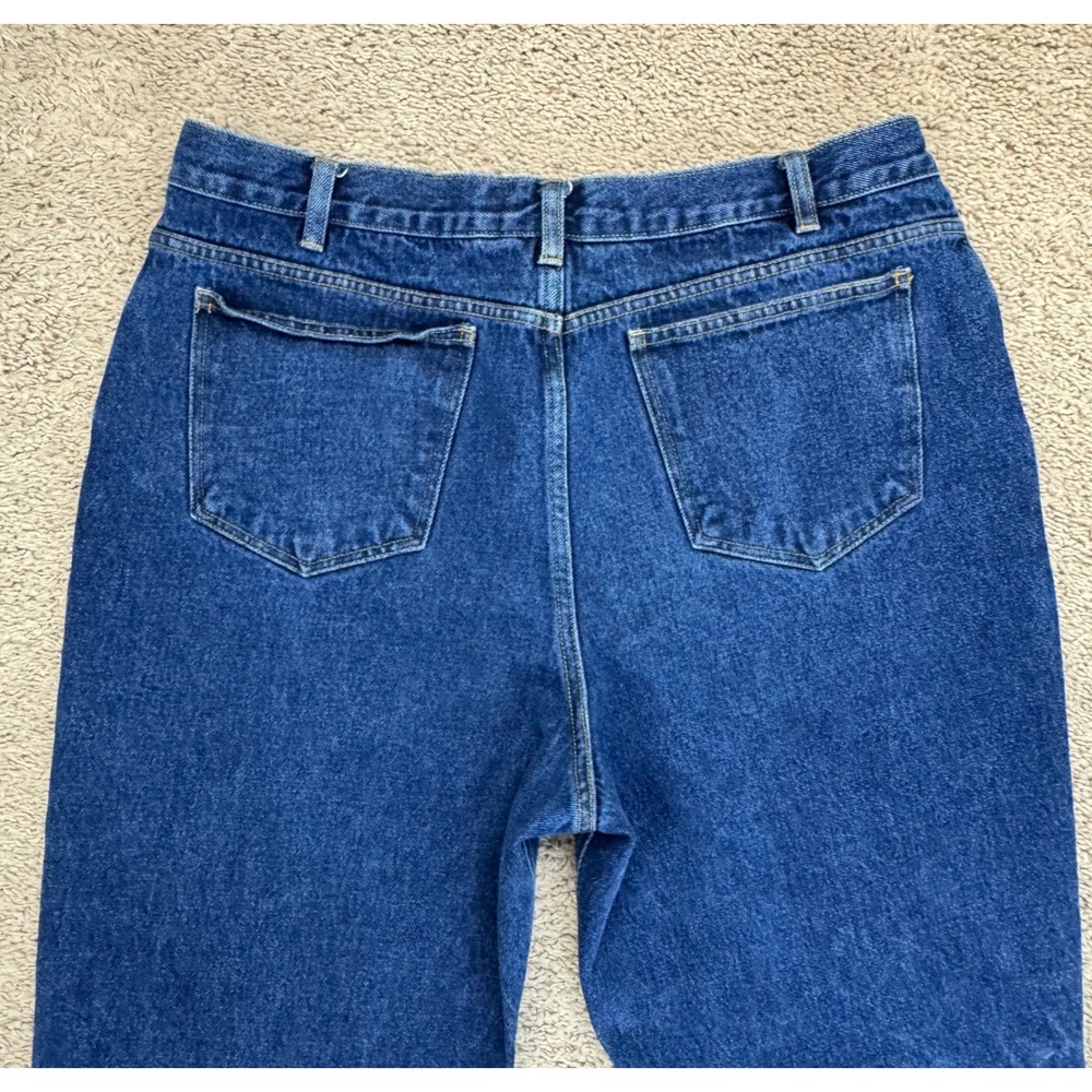 David Taylor Denim Jeans Mens 36x28 Actual) Blue Straight Leg Cotton Pants - Picture 4 of 9